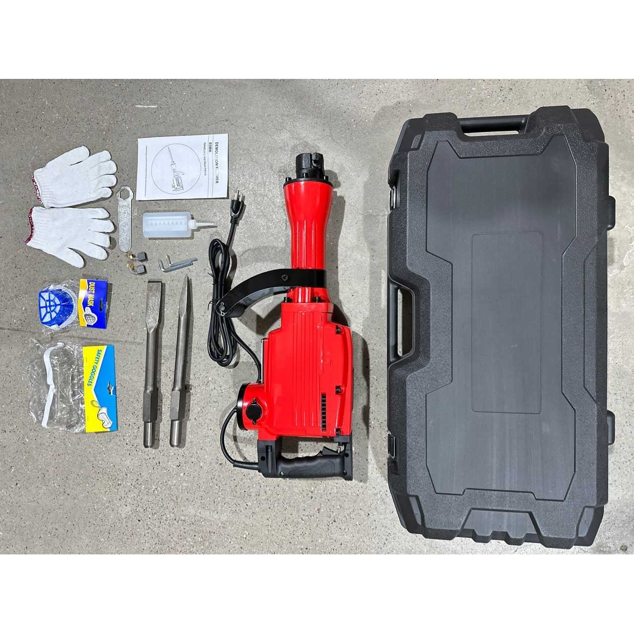 外贸出口65矿用拆墙碎石2200W单用大功率破拆电锤重型电镐冲击钻