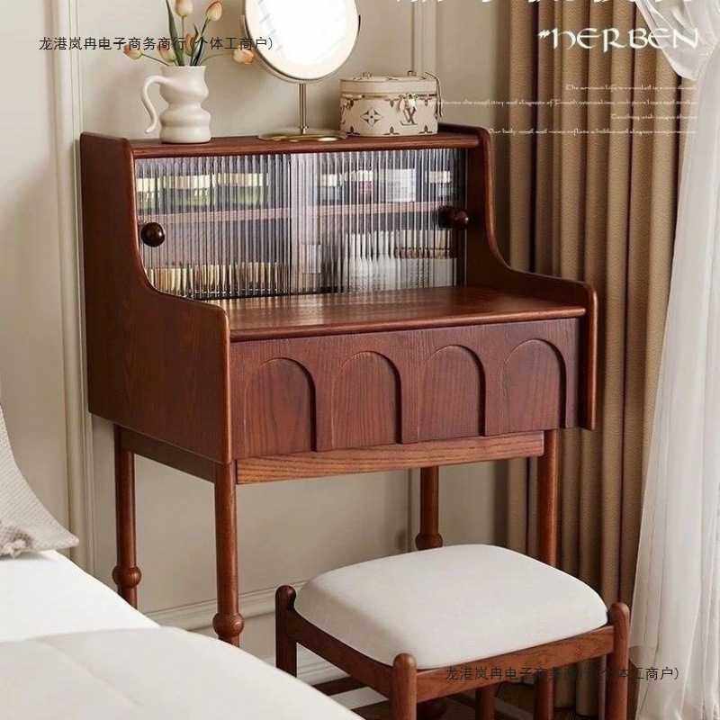 法式中古小型复古风梳妆台小户型实木卧室床头化妆设计师化妆台,电子元器件市场,其它元器件,淘宝优惠券,粉丝福利购,淘宝优惠卷