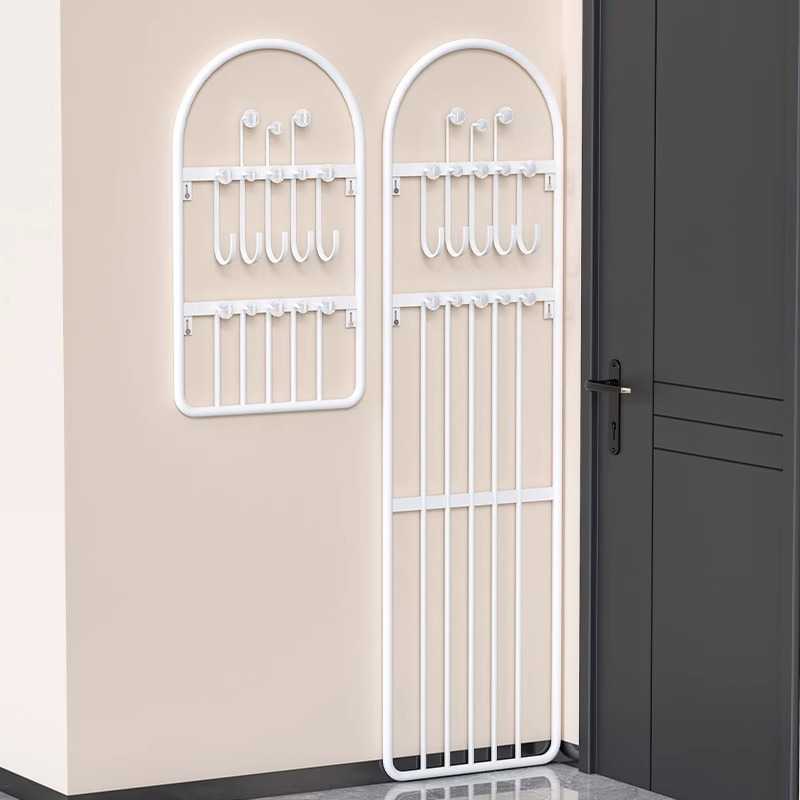 门后挂衣架落地墙上卧室壁挂神器衣帽架置物架床边靠墙门口入户门