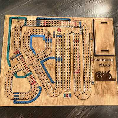 【大量现货】跨境新品Cribbage War Game克里比奇战争游戏经典