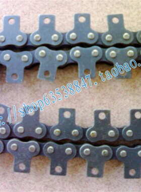 带附件工业链条 单侧带耳链4分单边带直板链08B-1节距12.7长1.5米