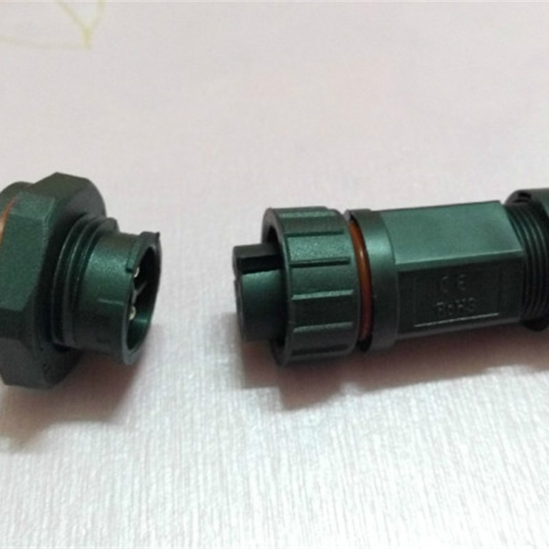 M19公母快接式航空插头防水连接器插头插座2-11芯20A大电流IP68