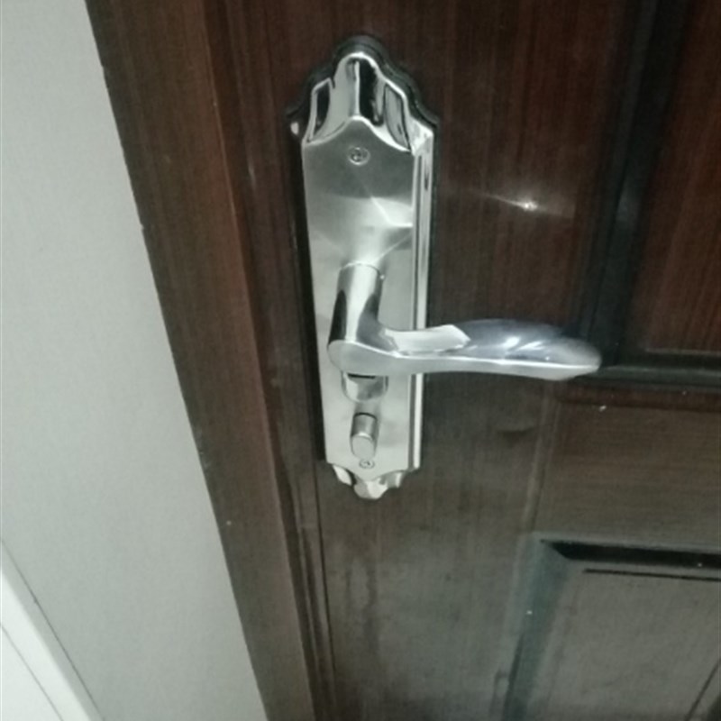 防盗门不锈钢门锁三件套B级全套大门锁C级双快三件套整套全钢锁具