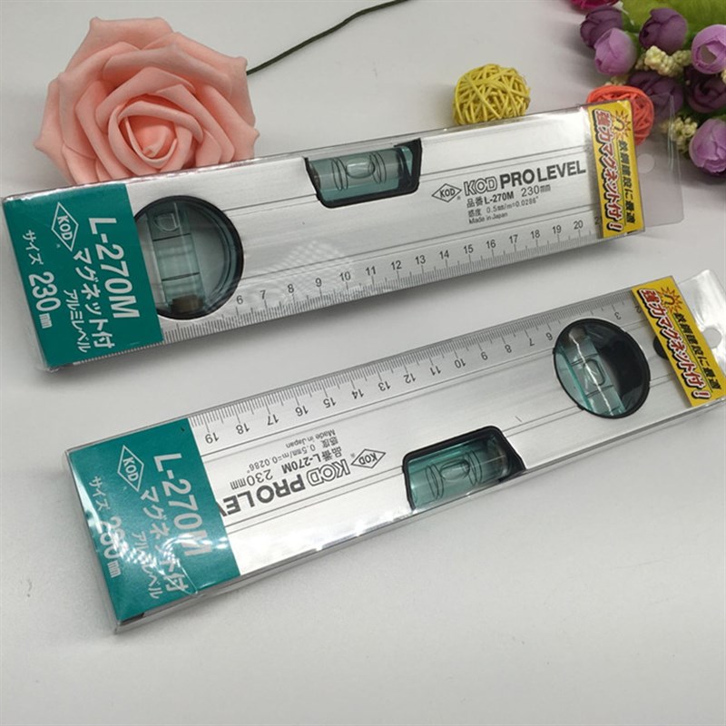 日本KOD小寺高精度水平仪装修及工业用铝材加厚磁性水平尺角度仪