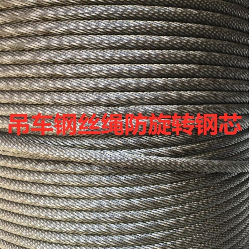 钢丝绳微型电动葫芦防旋转绳索小吊机吊绳钢丝绳钢芯钢丝绳19*7