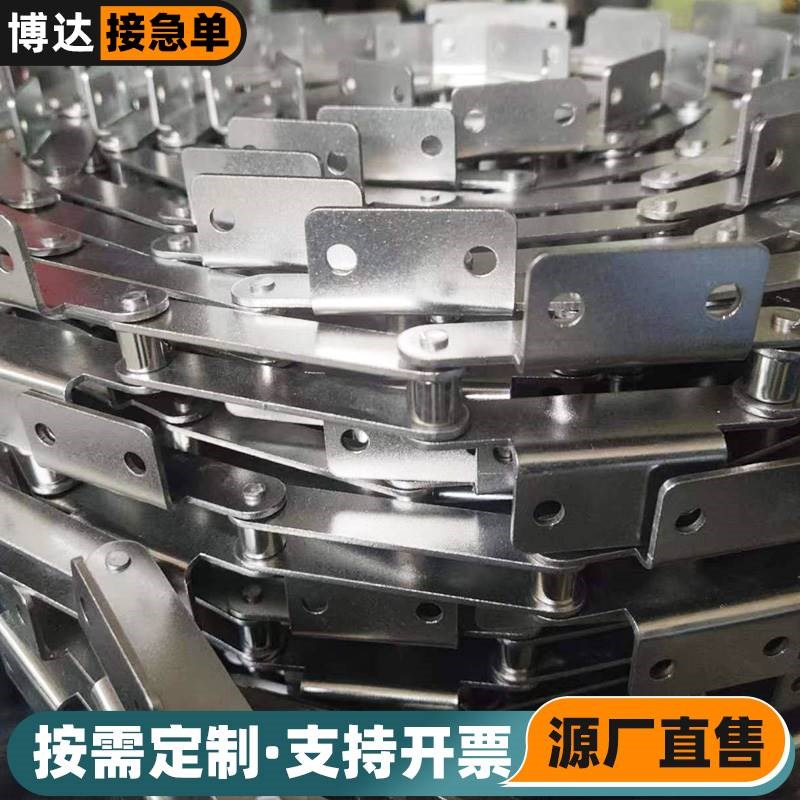 不锈钢传动链条工业输送用非标双节距单双排链条链轮齿轮定做