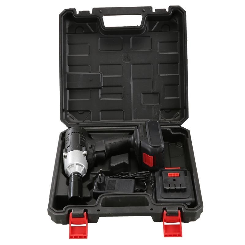 新款充电式锂电扳手大扭力汽车轮B胎安装脚手架风炮 电动冲击扳手