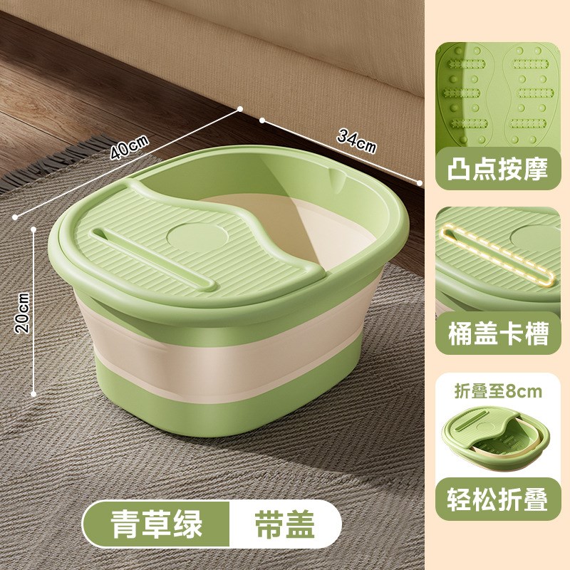 包邮折叠泡脚桶家用泡脚r盆按摩桶足浴盆过小腿熏蒸脚盆洗脚盆一