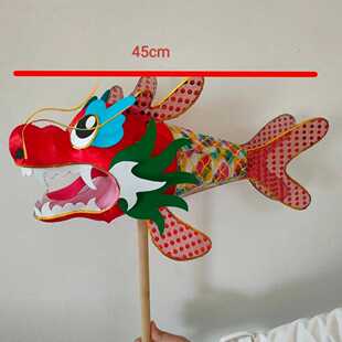 2025新款儿童手持鳌鱼灯笼成品春节手工新款花灯传统非遗龙鱼灯批