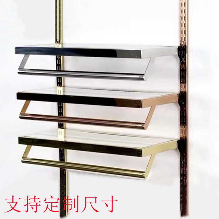 AA立柱支架 不锈钢搁板架 梯柱层板托架 玻璃托架 正挂侧挂挂架