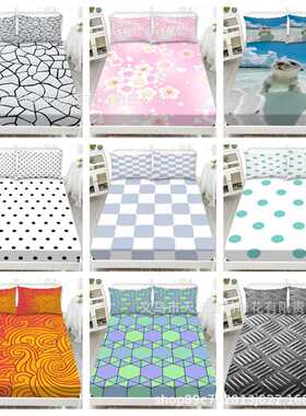 源头工厂  jit 特木 希音 Y2  床笠三件套 多尺寸多款床上套装