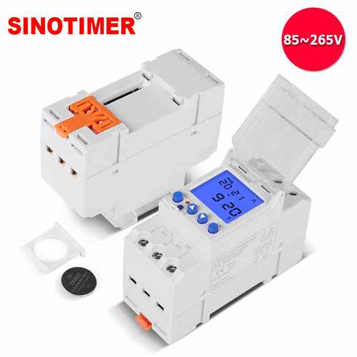 TM920AKL电源时控开关智能开关定时器 年月日定时开关背光85-265V