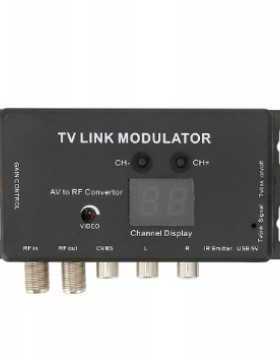 TV Link Modulator带调节AV to RF convertor & IR extenderTM70R