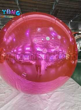 充气镜面球充气节日装饰球反射加厚炫彩透明球 inflatable ball