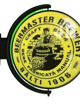 Rotating Lightbox Display Advertising Round Outdoor Led Sign