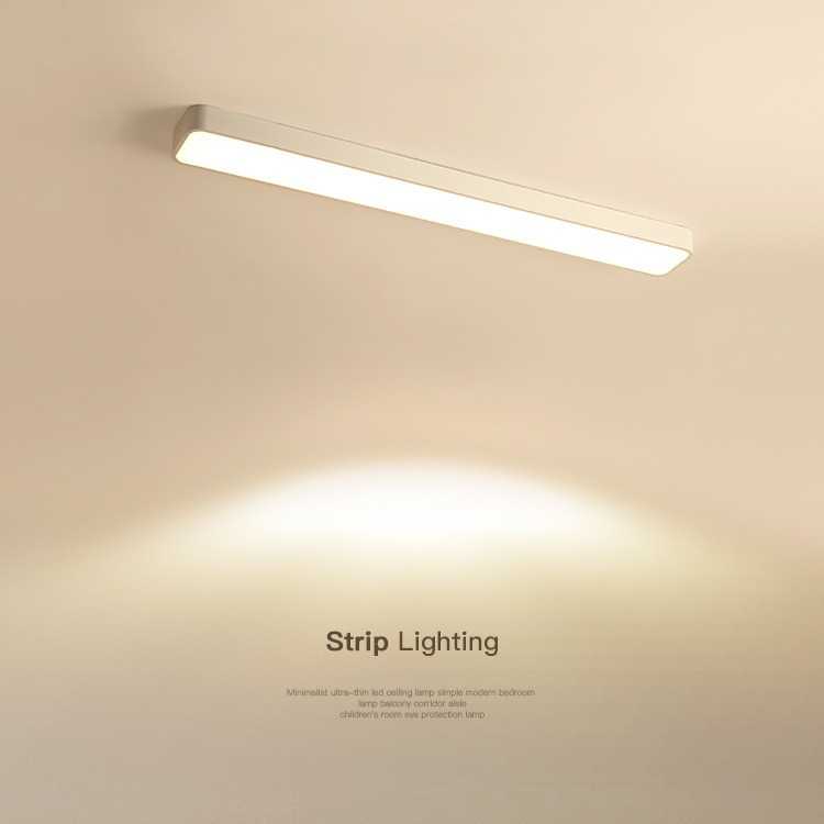 走廊过道灯长条吸顶灯现代简约极简阳台灯入户楼梯超薄衣帽间灯具