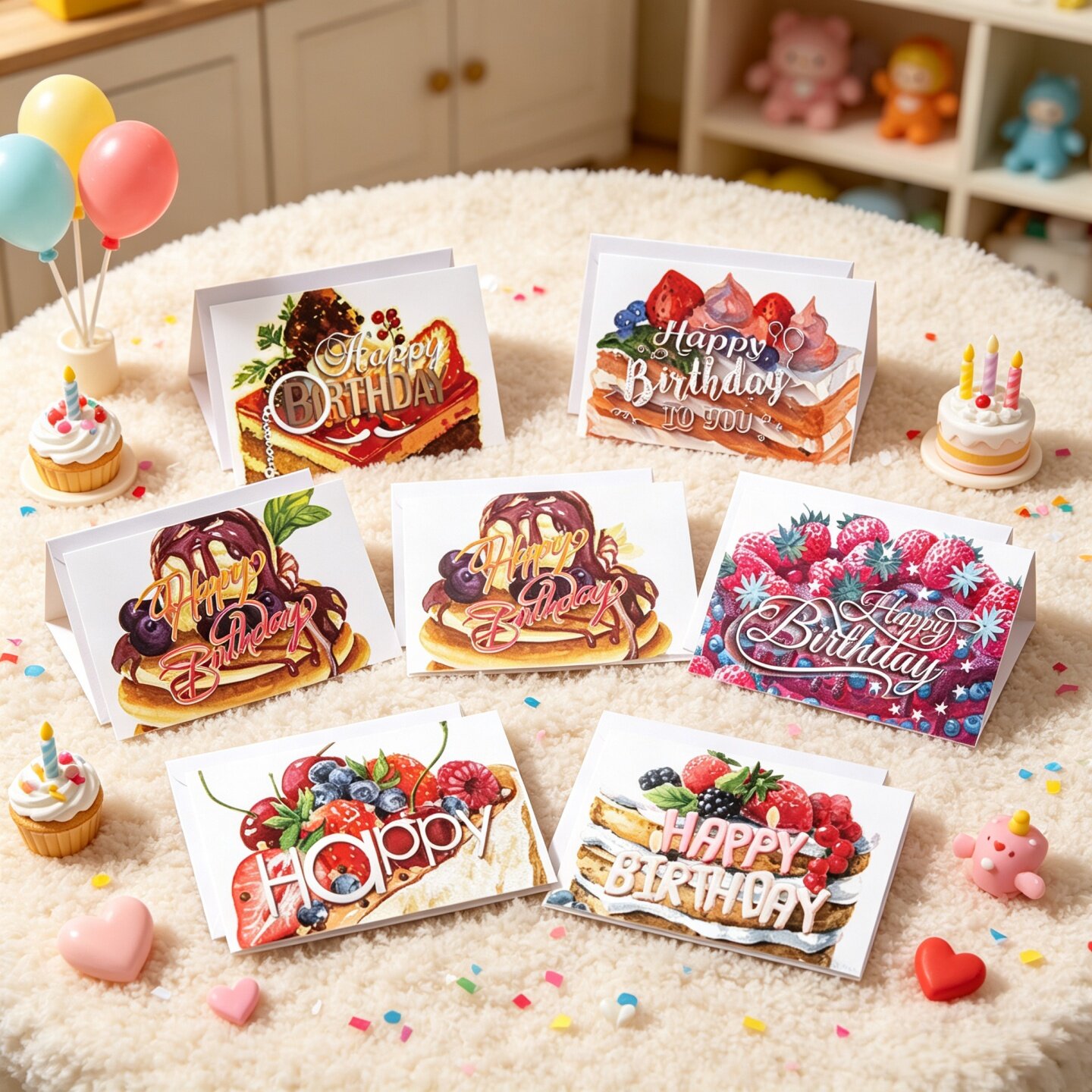 高颜值生日贺卡HAPPYBIRTHDAY