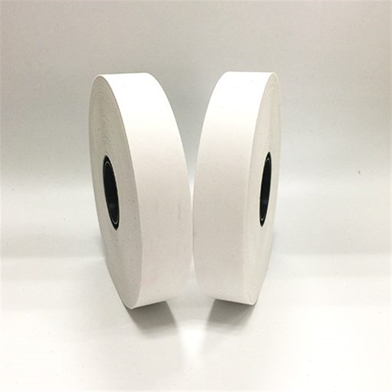 高档用纸带3带机捆钞纸用v熔白色纸带纸捆扎机机束带束纸分带热公
