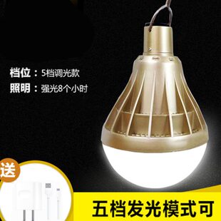 东之胜公蚁充电灯泡 应急灯家用照明夜市 摆摊灯LED超亮移动户外