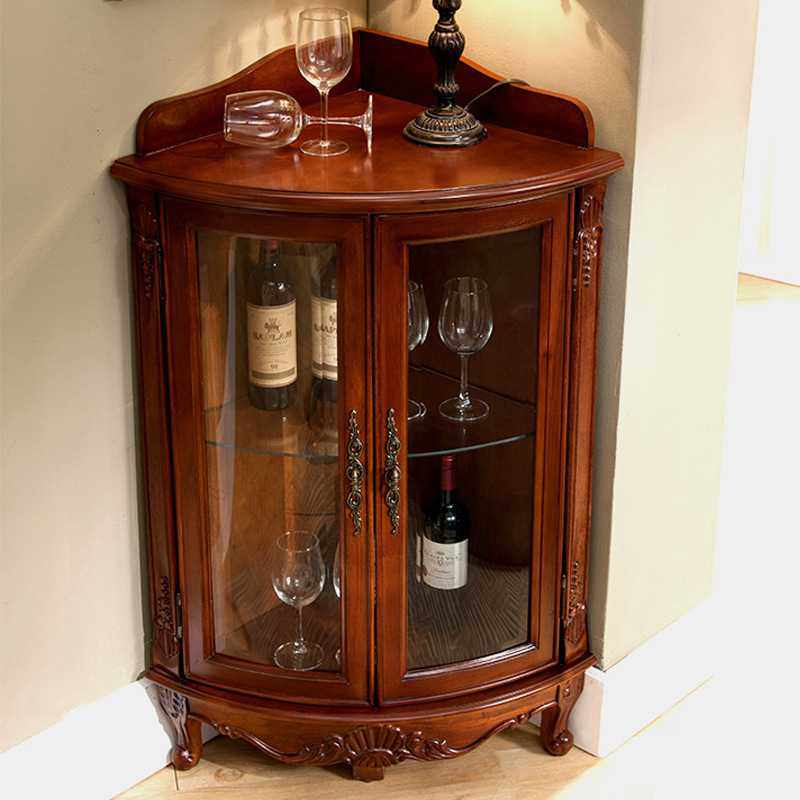 美式实木角柜客厅角落收纳柜欧式墙角柜转角置物架酒柜子三角卧室,玩具/童车/益智/积木/模型,垂直悬浮玩具,淘宝优惠券,粉丝福利购,淘宝优惠卷