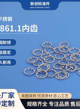 供应GB861.1内齿不锈钢 菊花介子 花齿垫片 不锈钢介子