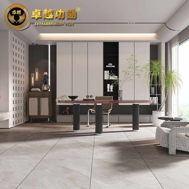 750x1500柔抛柔光通体大理石瓷砖质感客餐厅厨房卫生间地板砖