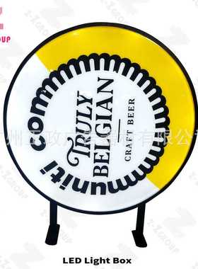 Customized Round Acrylic Vacuum Blisters Outdoor Light Box