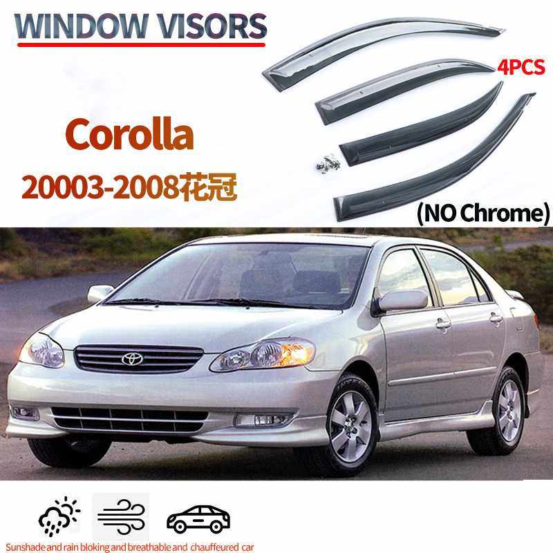 适用丰田花冠晴雨挡CORLOLLA2003-2008window