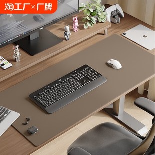 防污他家硅 鼠标垫超大老板办公电脑桌面学习写字台书桌垫
