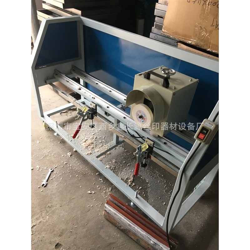 手动磨刮机d 半自动磨胶刮机 90型双导轨砂轮磨刀机磨刮机