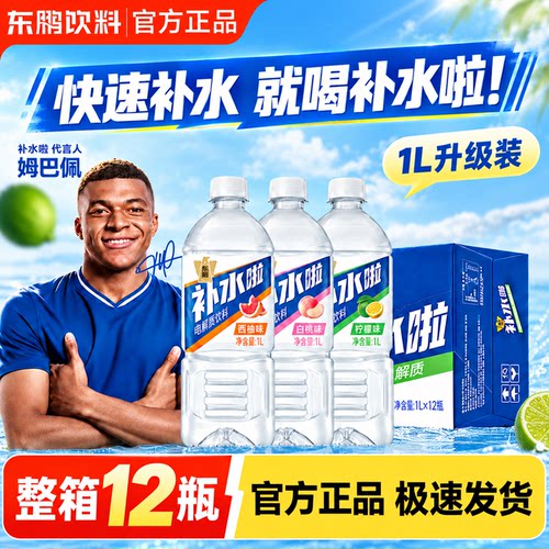 东鹏补水啦电解质饮料1L柠檬味