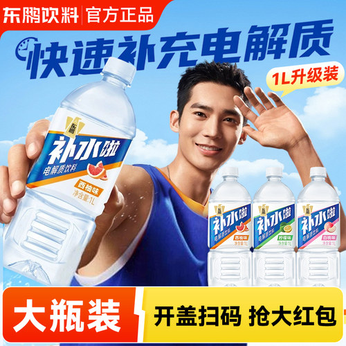 东鹏补水啦电解质饮料1L大瓶