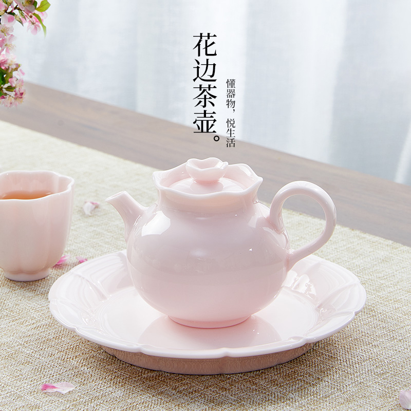 女士迷你茶壶泡茶单壶陶r瓷小茶壶一人用家用泡茶器功夫茶具可爱