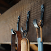 手工锻造钩空间装 触造 铁艺挂钩 饰