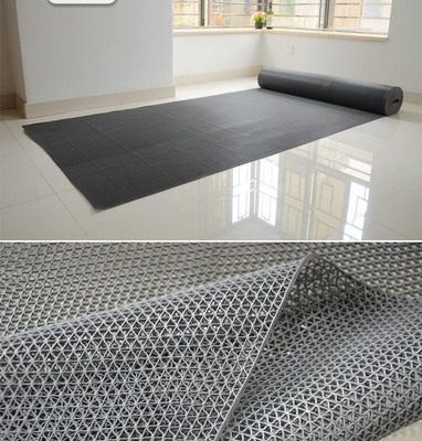 防滑垫淋浴家用厨房入户门卫生间洗澡塑料红地毯脚垫进门垫子