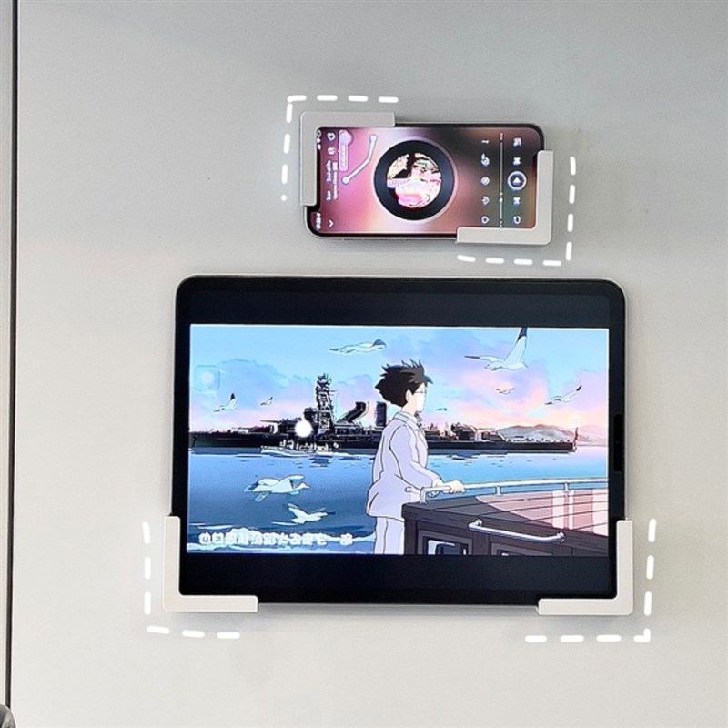 磁吸手机ipad平板上N墙磁吸固定支架