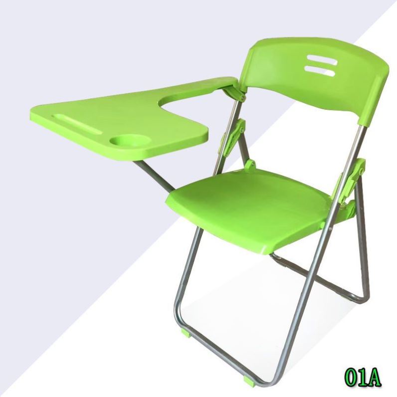 升级加大带d写字板培训椅折叠会议椅学生桌椅机构教学写字一体式