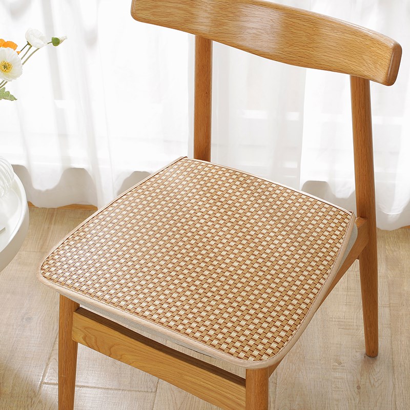 坐垫夏季办公室久坐凉席防滑客厅C椅子垫凳子垫学生屁股垫薄款清