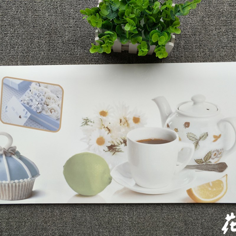 花砖直边30f0X600  厨房餐厅卫生间个性高温装饰墙砖定制 瓷砖花