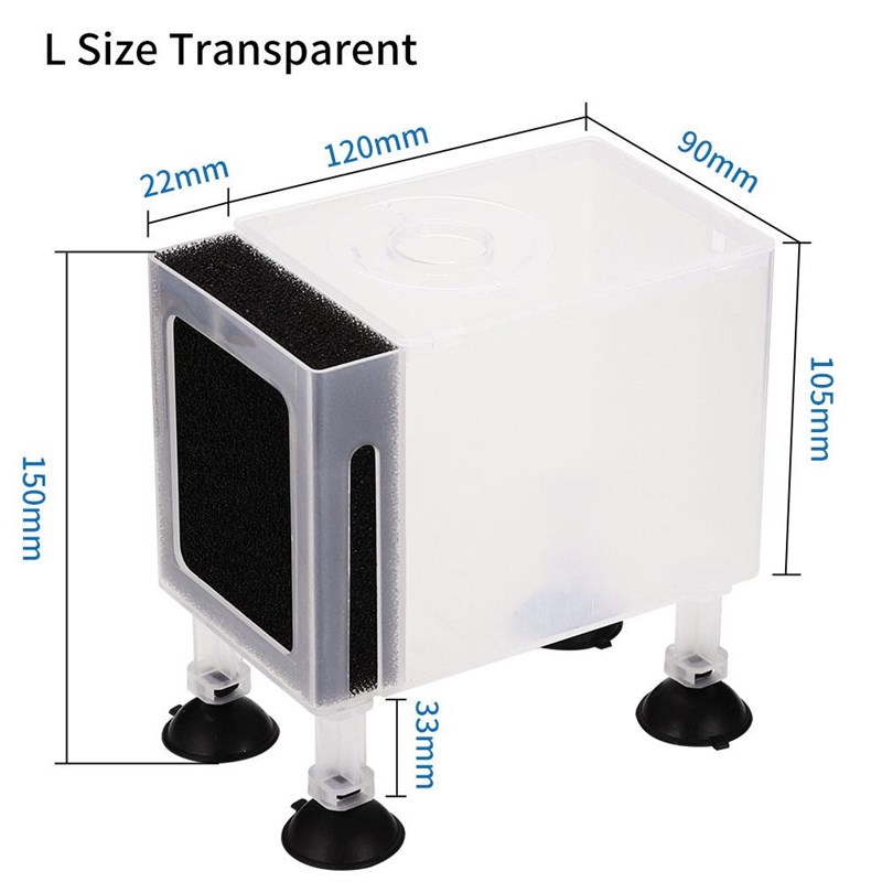 水族户外抽水泵带l过滤器材高脚钉保护盒 大号小号纺纱减震保护层