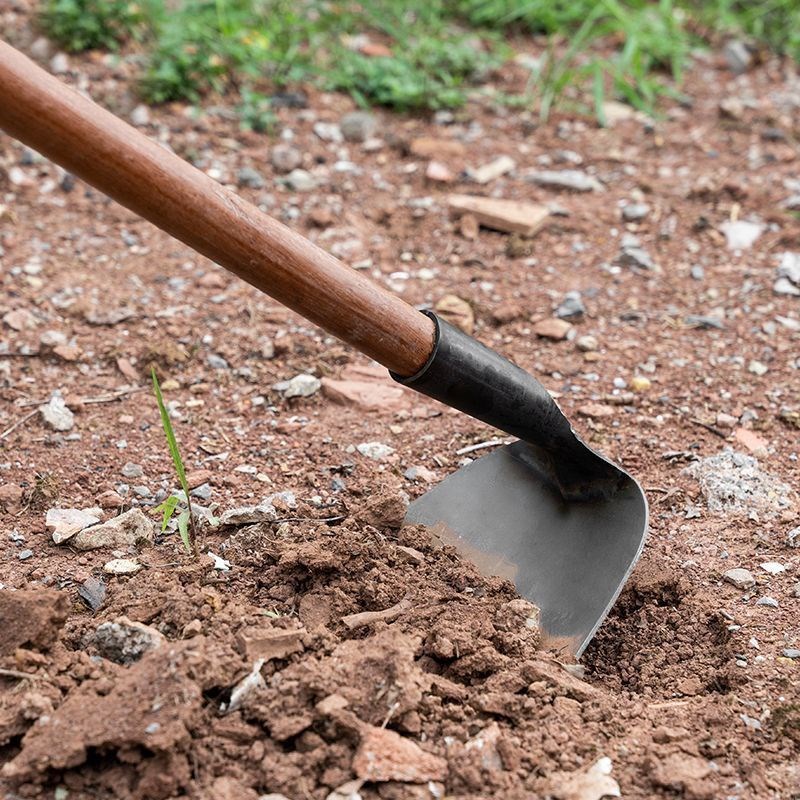 锄草锄头工具种菜家用锄草农具农用锄挖地多功能锰W钢一体成型加