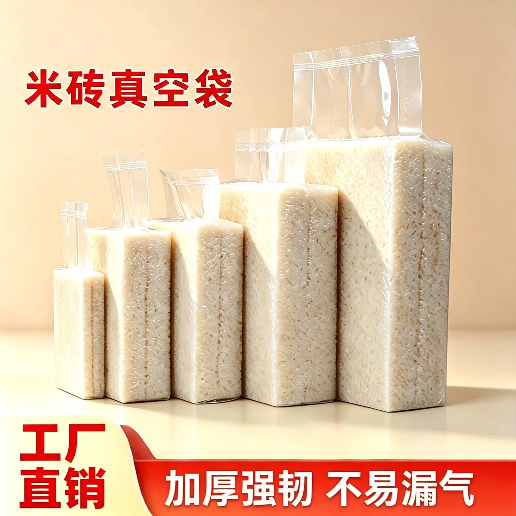 加厚米砖真空袋小大米1斤5斤10斤食品压缩袋杂粮包装袋模具袋密封