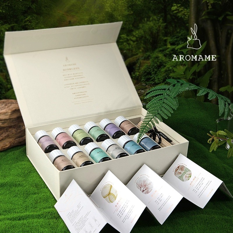 aromame12种无火香薰礼盒套装七夕情人节伴手礼卧室香氛礼品清新