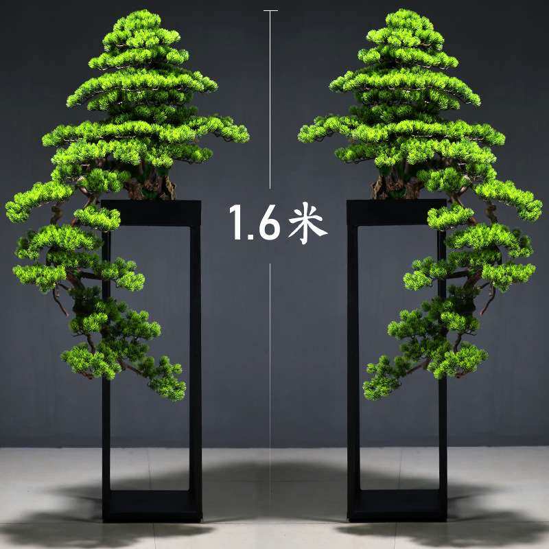 仿真迎客松盆景摆件新中式客厅玄关柜装饰品酒店入户大号盆栽装饰,鲜花速递/花卉仿真/绿植园艺,割草机/草坪机,淘宝优惠券,粉丝福利购,淘宝优惠卷