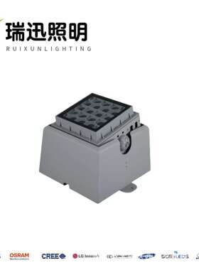 厂家直销36W72W128W户外防水LED明装投光灯 大功率七彩投射树灯