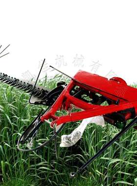 凯佳直供小四轮牵引往复式割草机麦杆多用割倒机大型往复式割草机