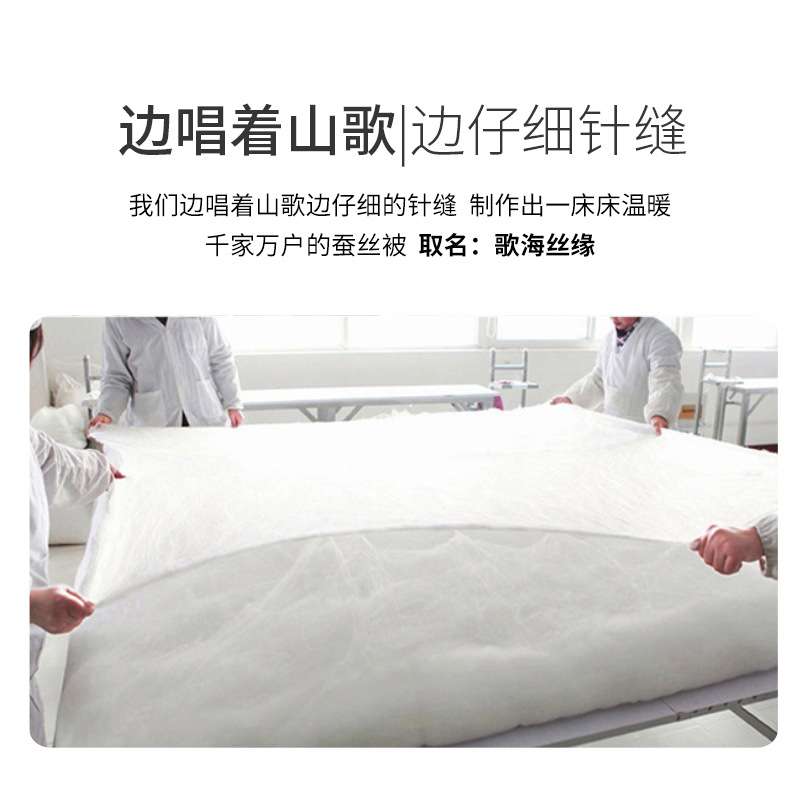 KI9S广西刘三姐故乡宜州手工蚕丝被双宫茧桑蚕丝春秋被冬被四季被