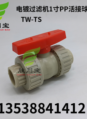 TWTS CD100CD200 TYPE d32DN25PN10 PPH EPDM过滤机PP活接球阀