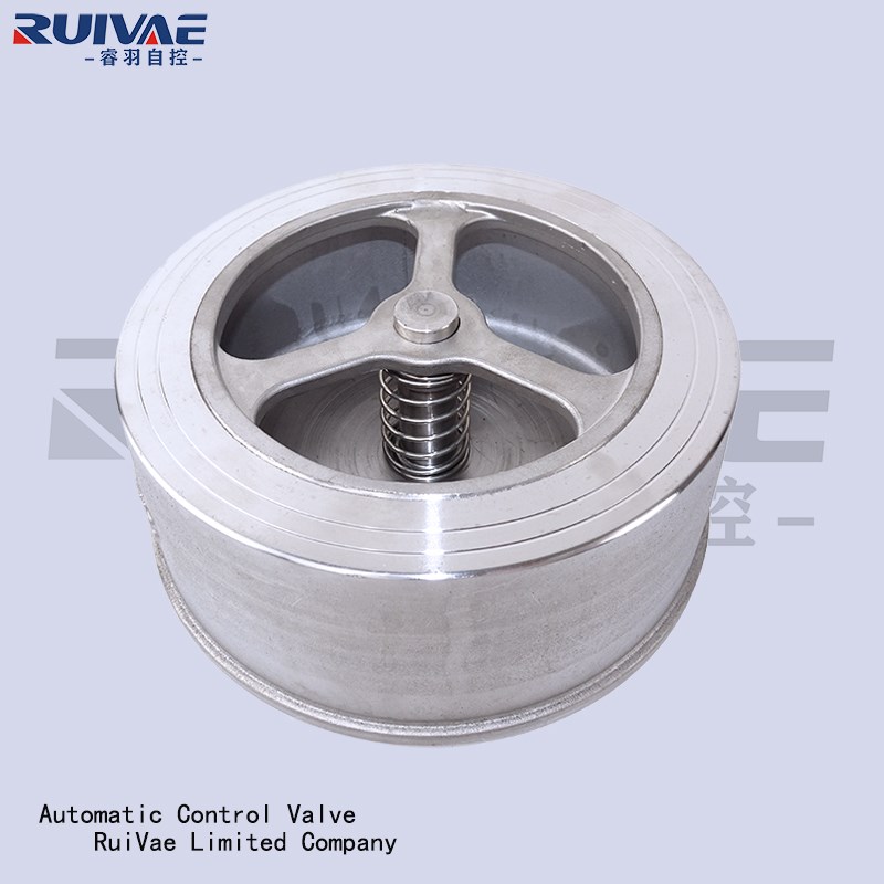 H71/73W16P 304不锈钢对夹式止回阀单向阀止水阀DN25 50 100 125