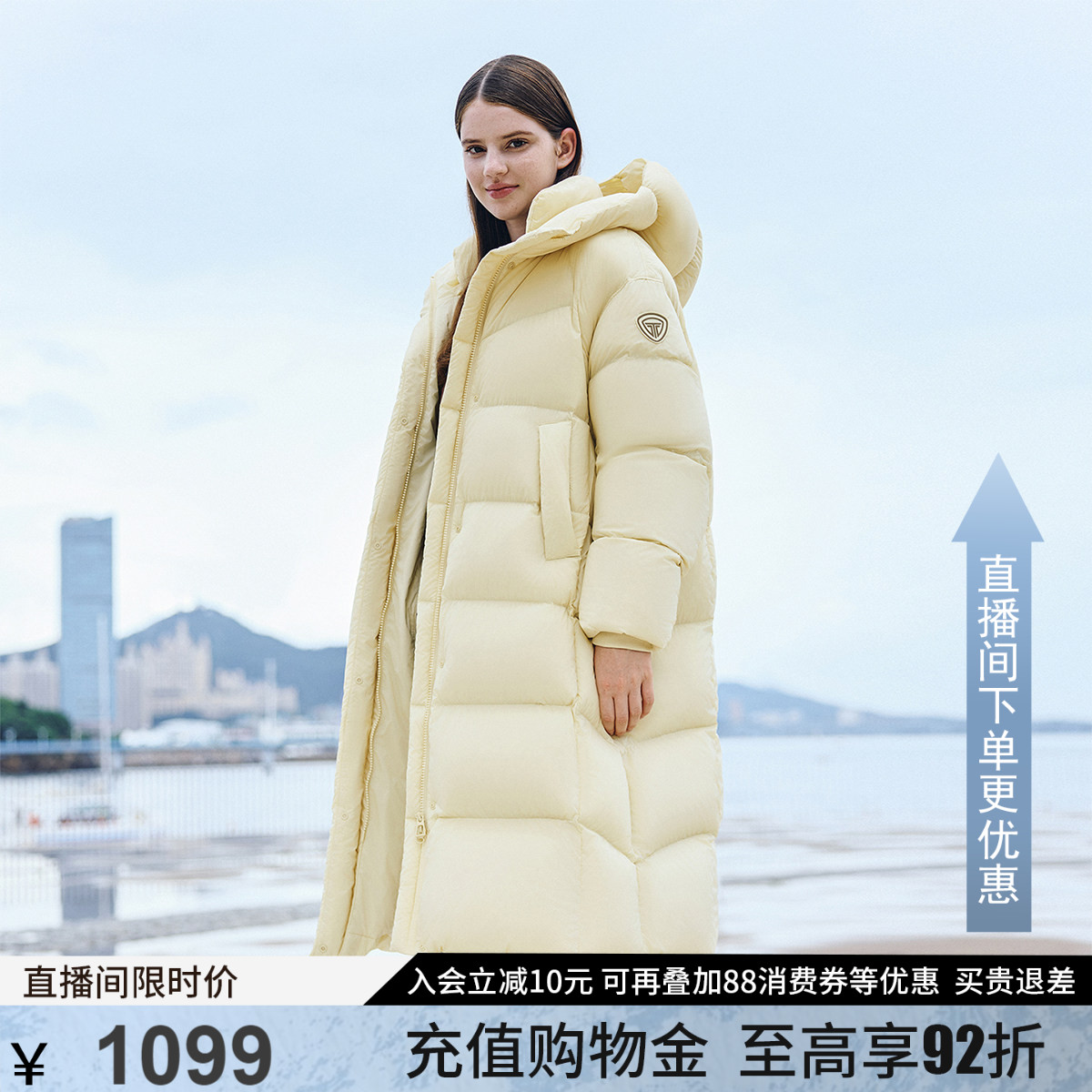 坦博尔2025冬季新款泡芙羽绒羽绒服